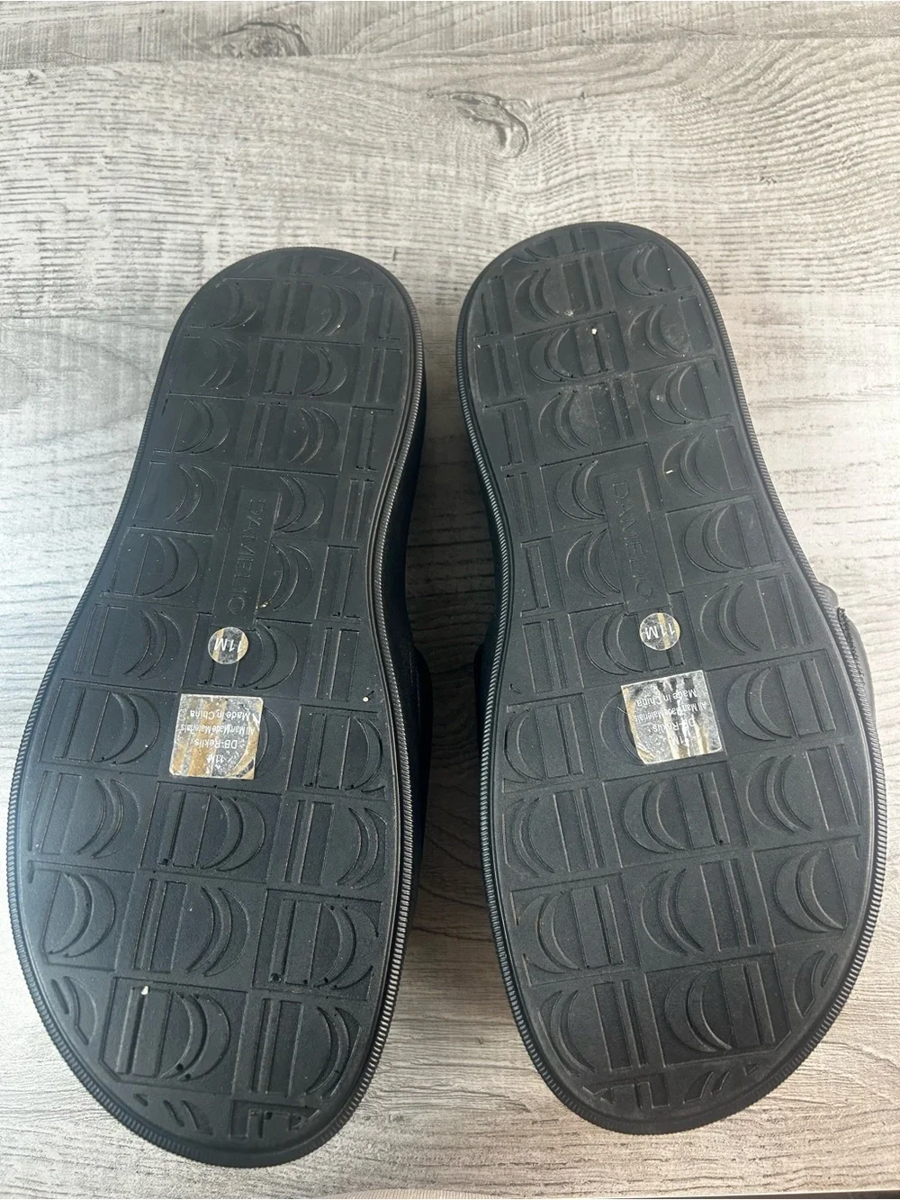 D’Amelio Black Platform Slide Sandals | Chunky Comfort Slides Size 11.5 Women’s